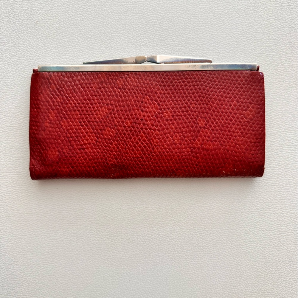 Vintage Lady Buxton “Tiffany” Wild Bison Leather Wallet – Made in Canada